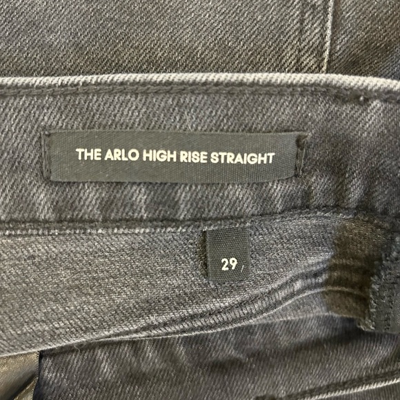 DENIM FORUM, Aritzia Arlo High-rise Straight Black Jeans, Organic - size 29 - Picture 7 of 9